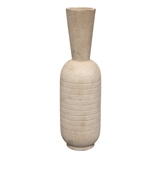 Harmony Natural Ceramic Vase 17"