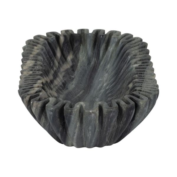 Onda Gray Marble Bowl