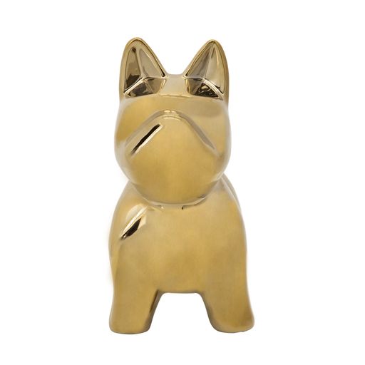 Paulette Gold Ceramic French Bulldog