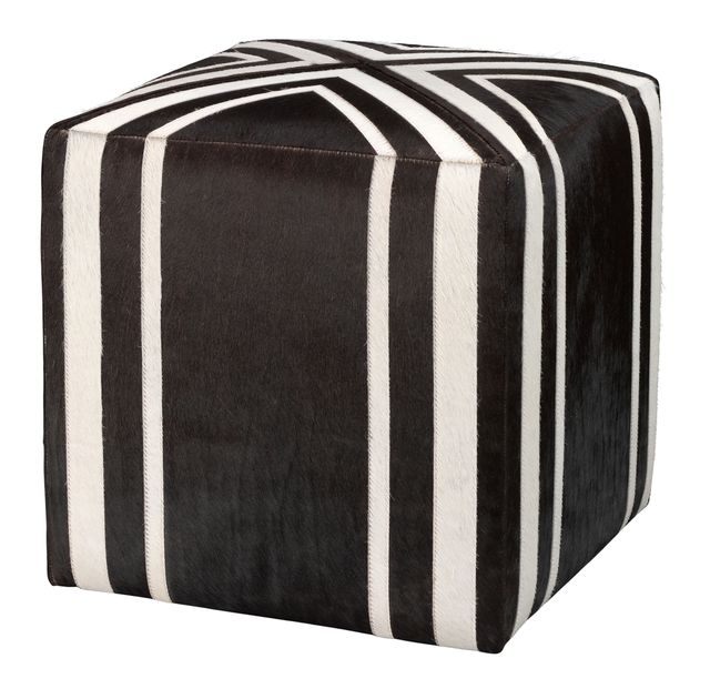 Nyala Criss Cross Hide Ottoman