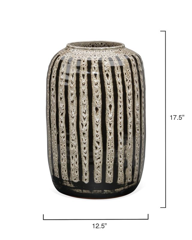 Borneo Ceramic Vase 17"