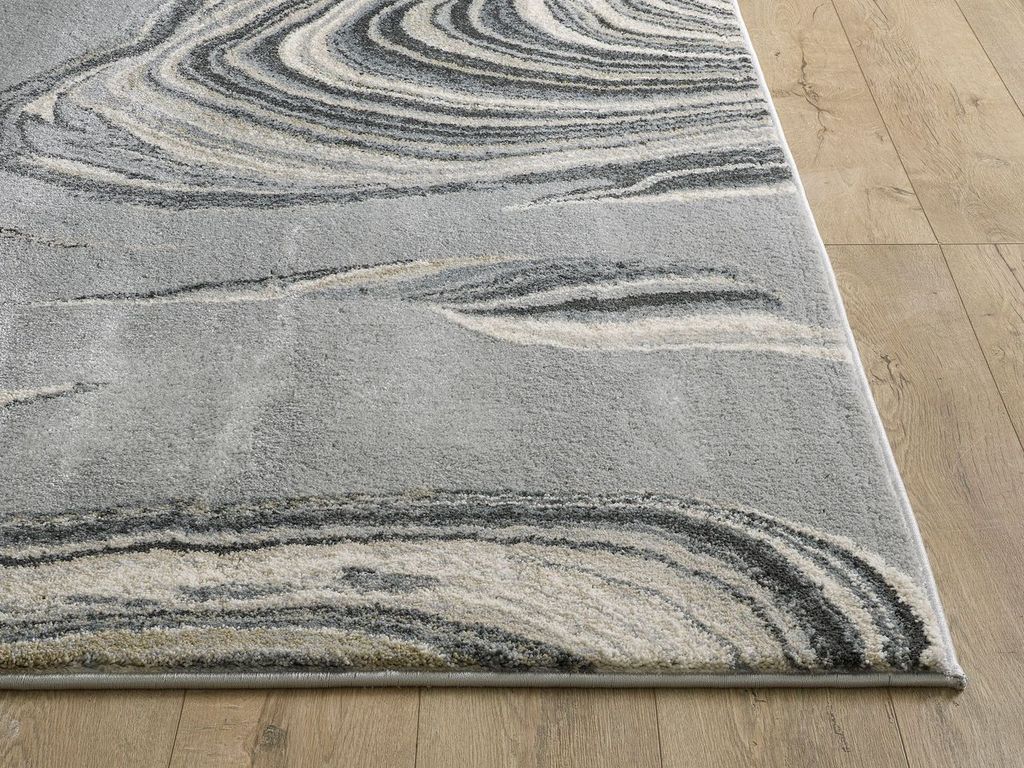 Sculpta Grey Marbled Rug