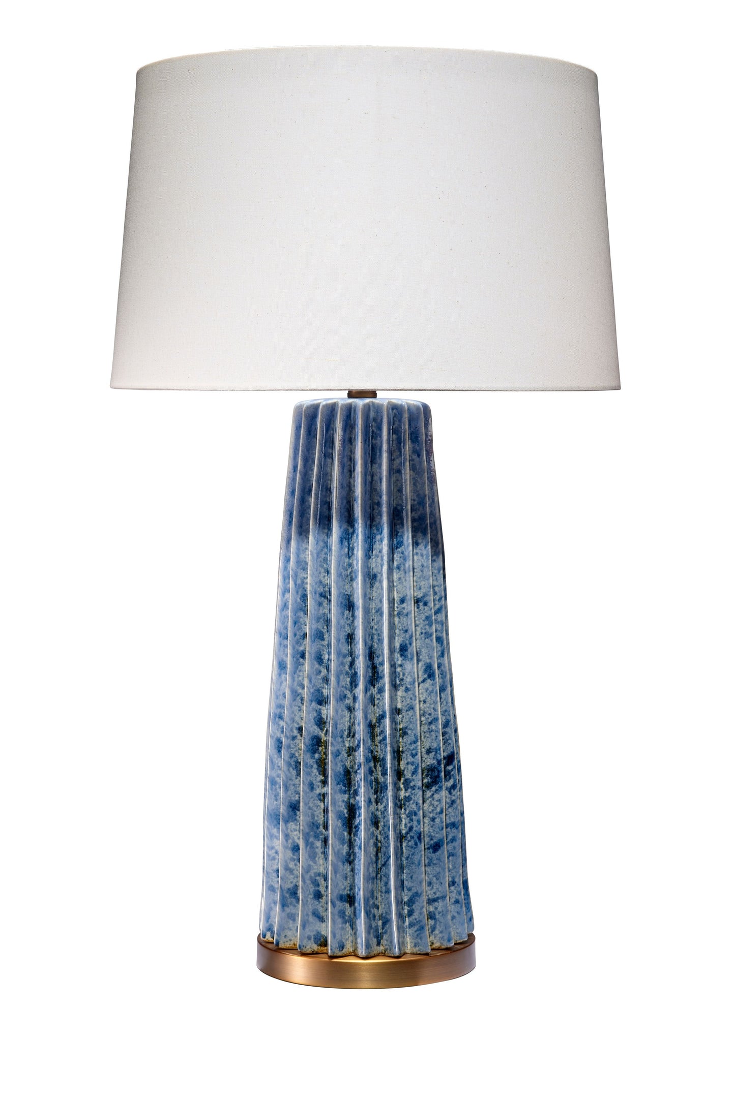 Plié Blue Ceramic Table Lamp