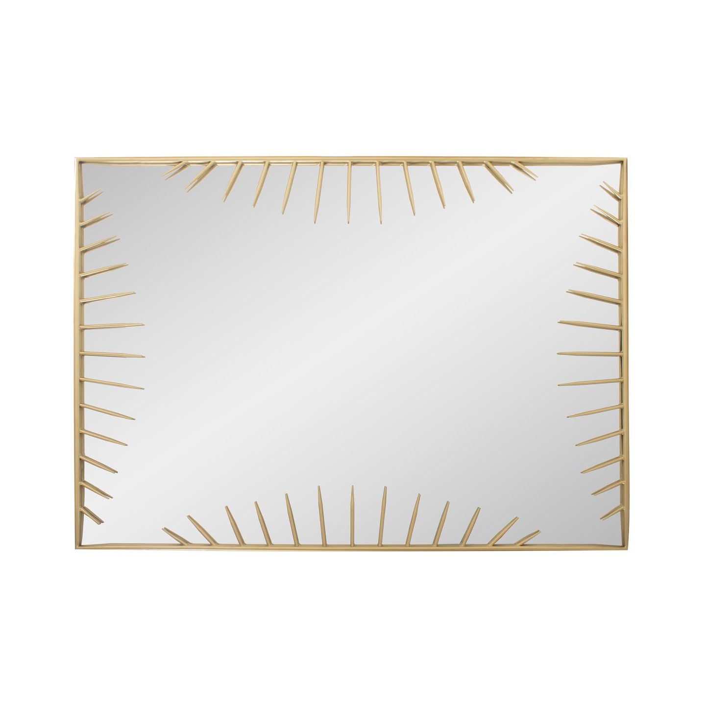 Lucky Lashes Gold Rectangular Mirror