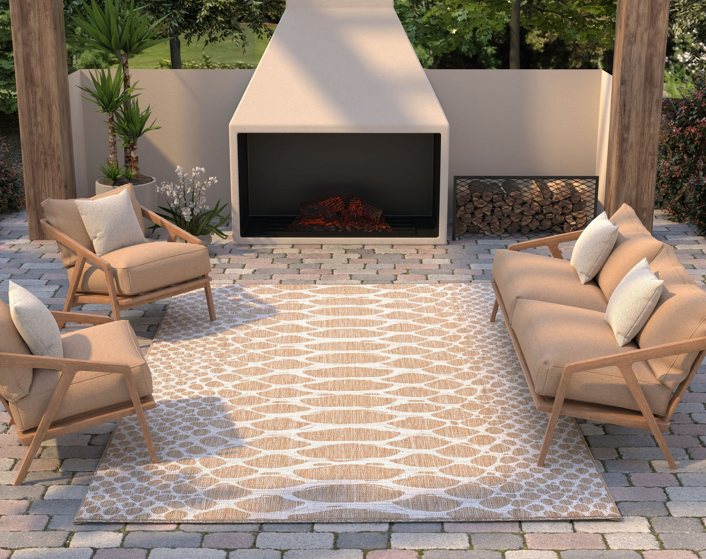 Python Patterned Rug (Outdoor Safe)