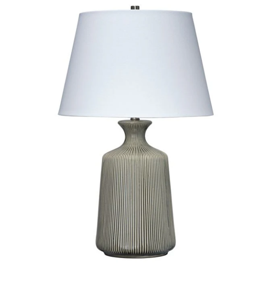 Savile Striped Ceramic Table Lamp