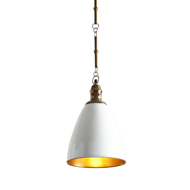 Nolan White Lacquer Pendant