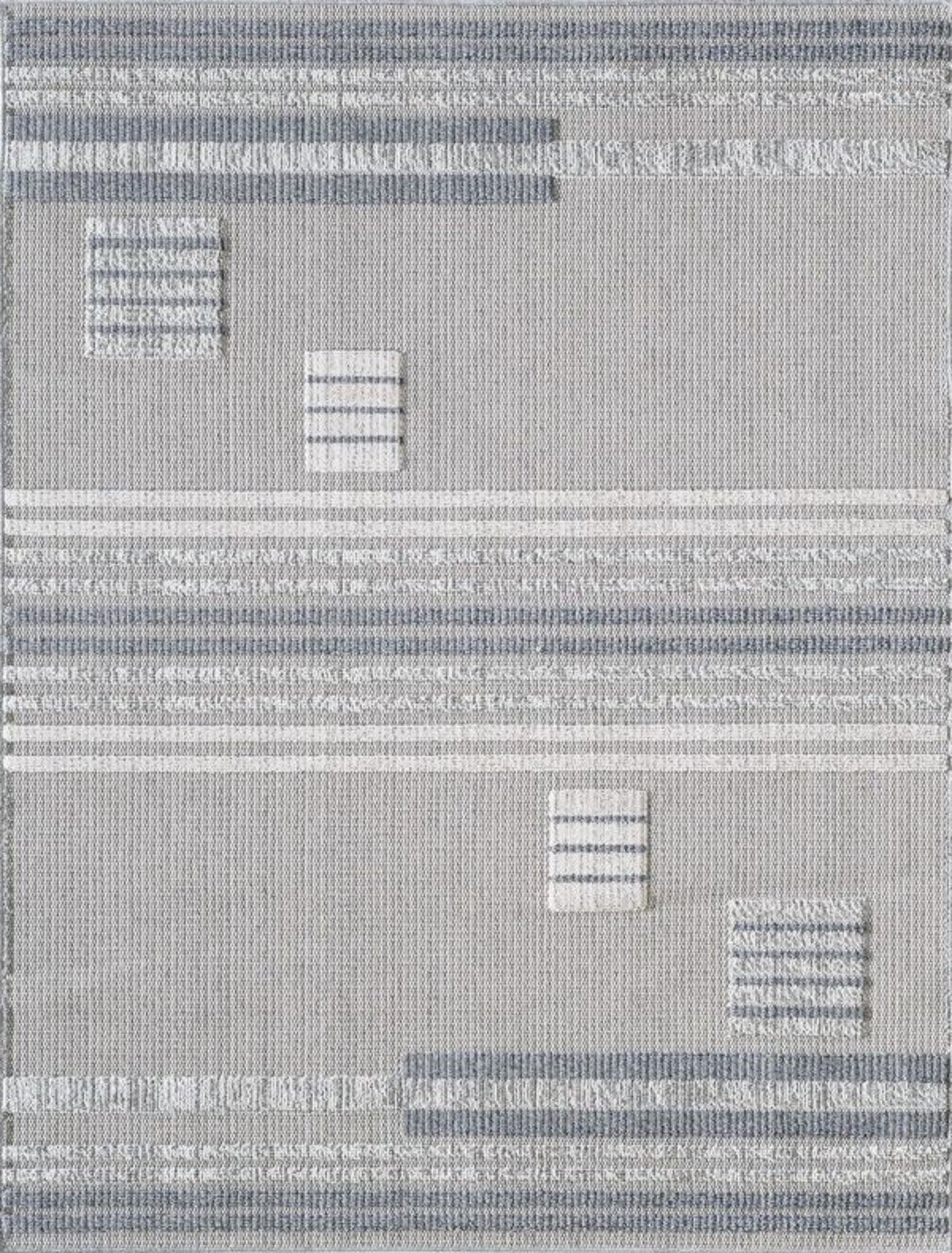 Chance Blue Patterned Rug (Outdoor Safe)