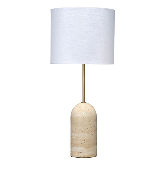 Travertine Table Lamp