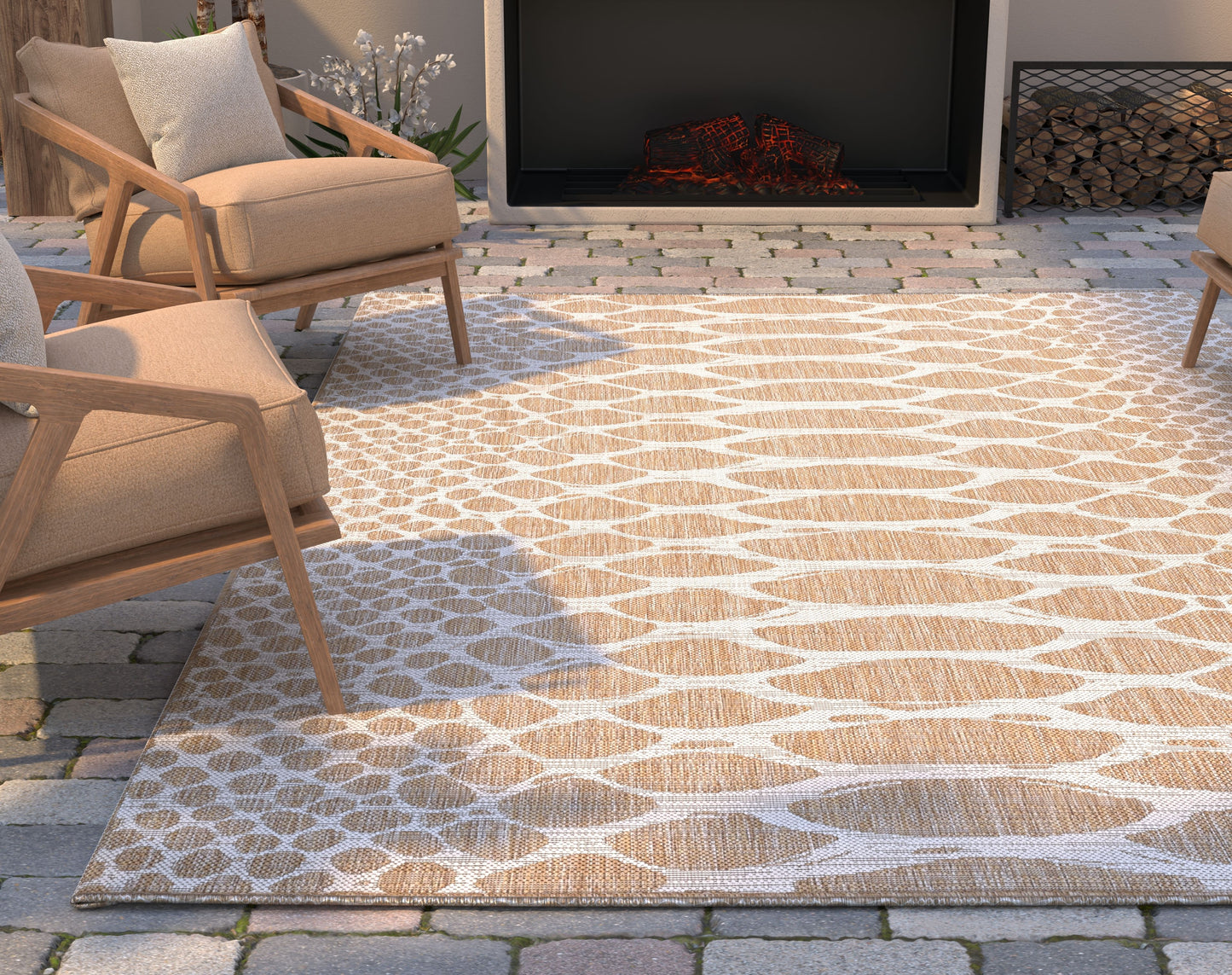 Python Patterned Rug (Outdoor Safe)