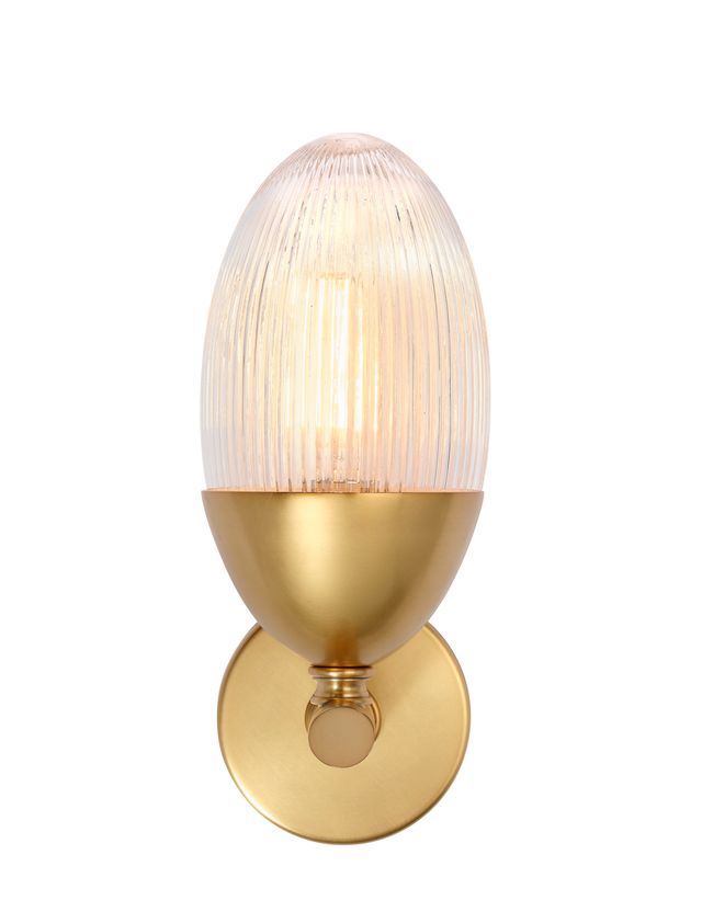 Emerson Polished Brass Sconce