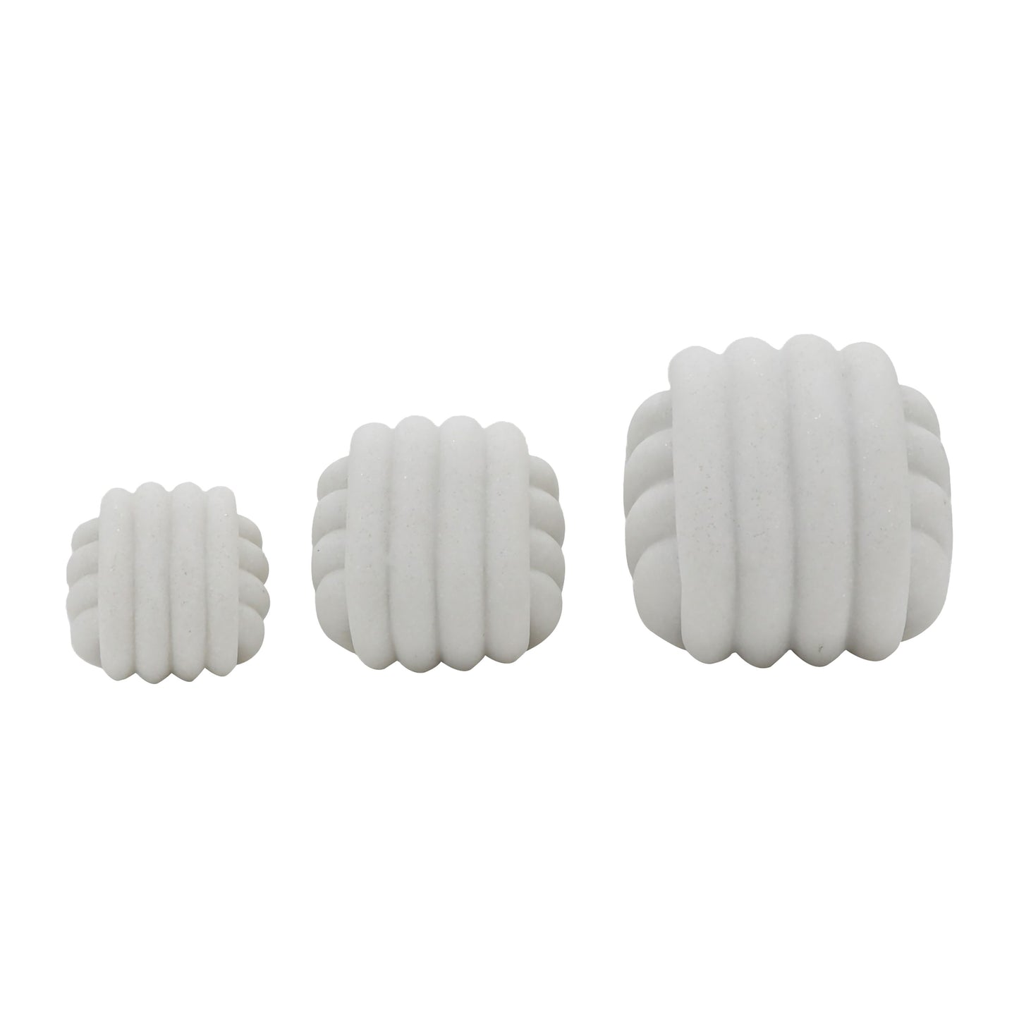 Bravissimo Faux Marble White Knots S/3