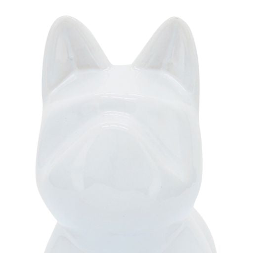 Paulette White Ceramic French Bulldog