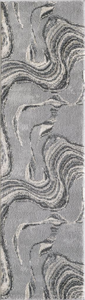 Sculpta Grey Marbled Rug